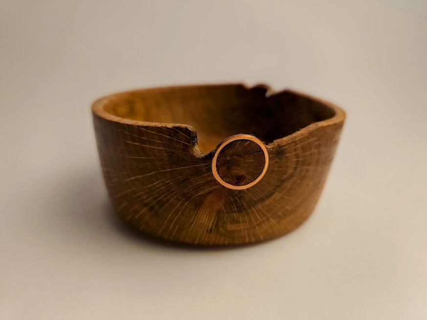 Marydale Small Red Oak w/copper rings