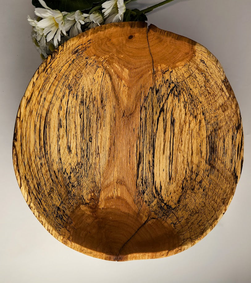 Abstract Rimmed Dykes Farm Bread Bowl