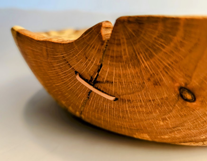 Abstract Rimmed Dykes Farm Bread Bowl