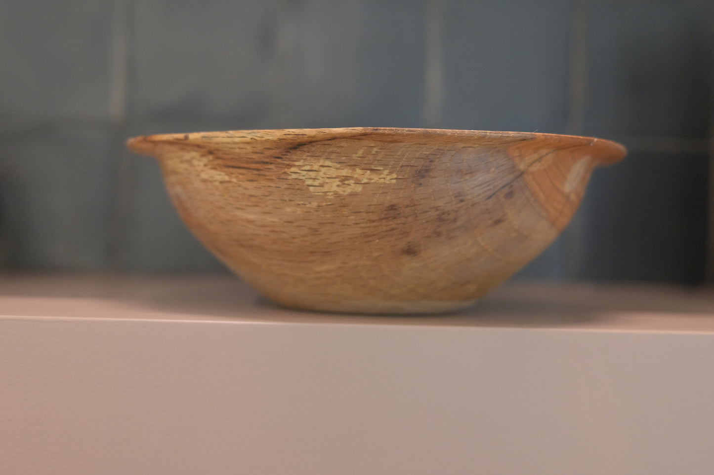 Winged oak bowl