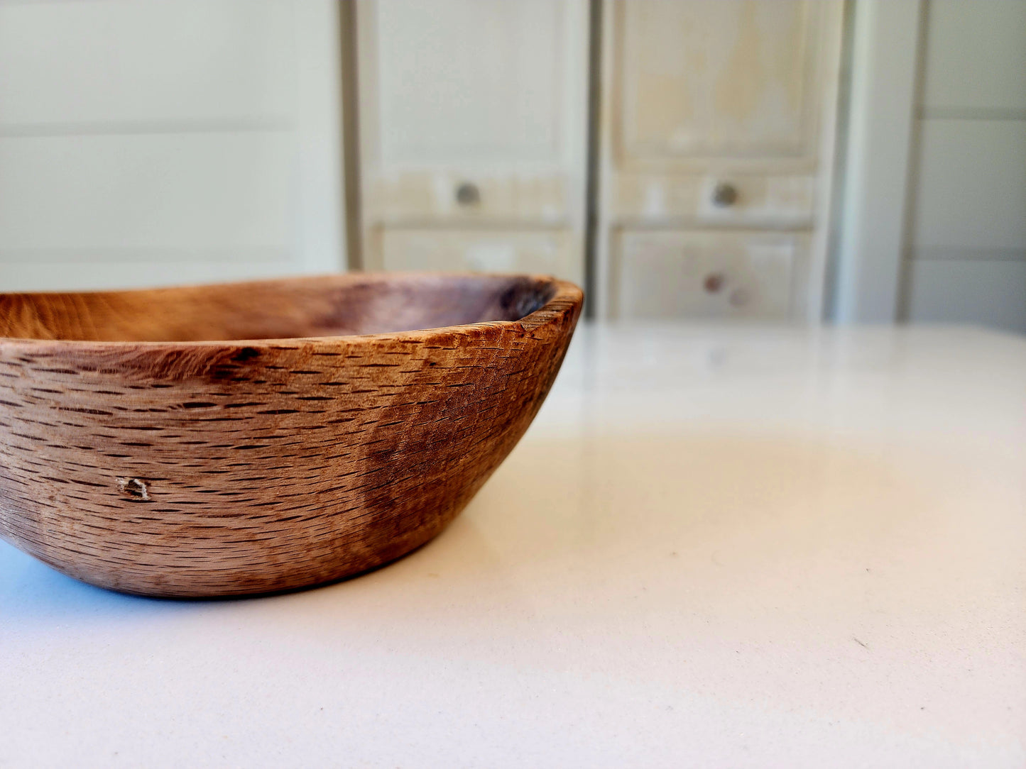 Oak hand bowl