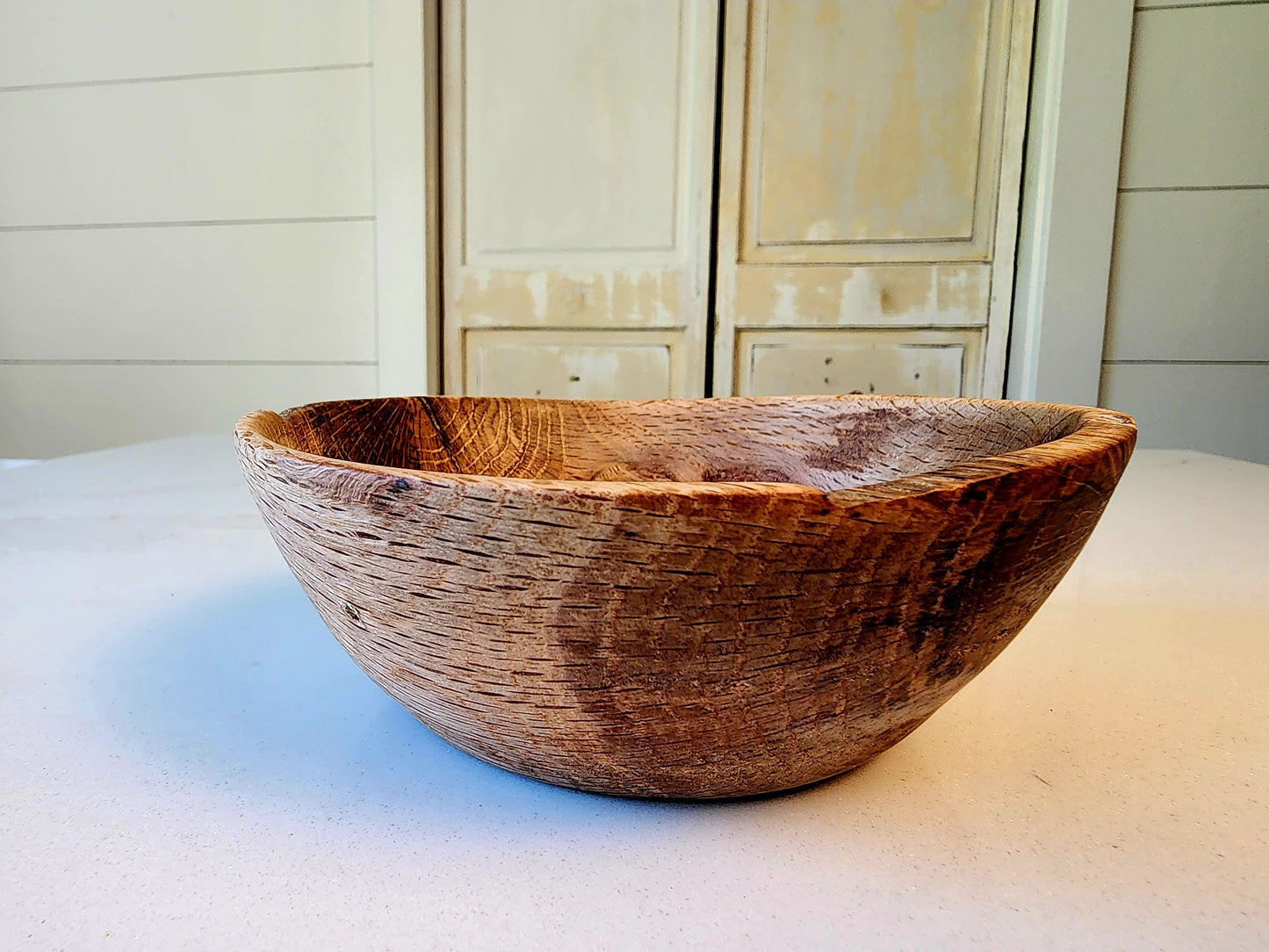 Oak hand bowl