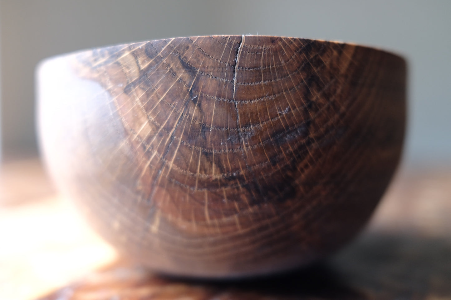 Small Oak Bell Bowl