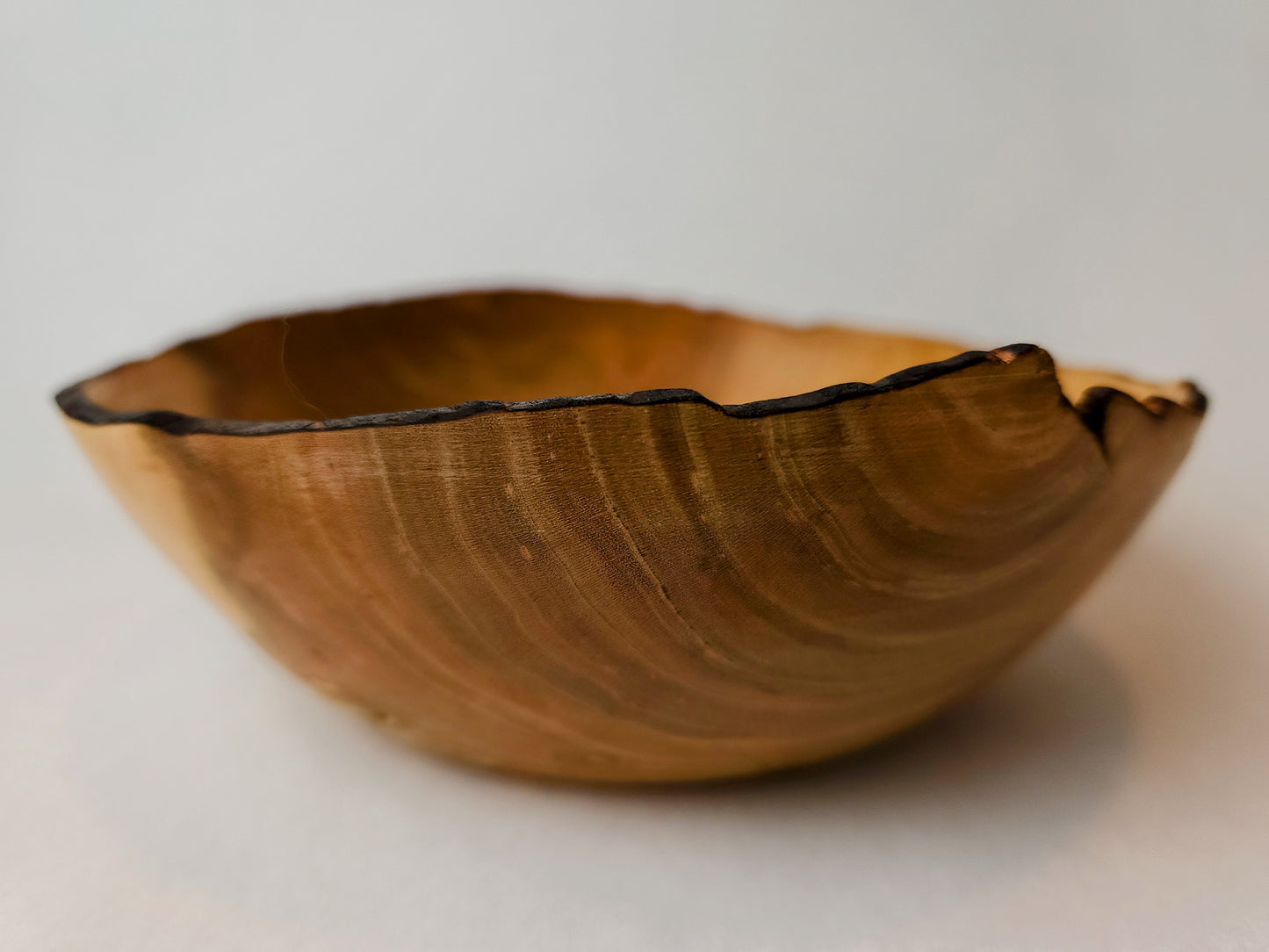 Feliciana Wild Cherry Bowl with burned rim