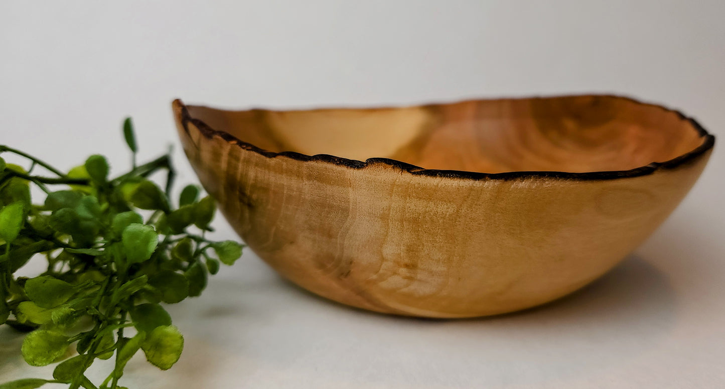Feliciana Wild Cherry Bowl with burned rim