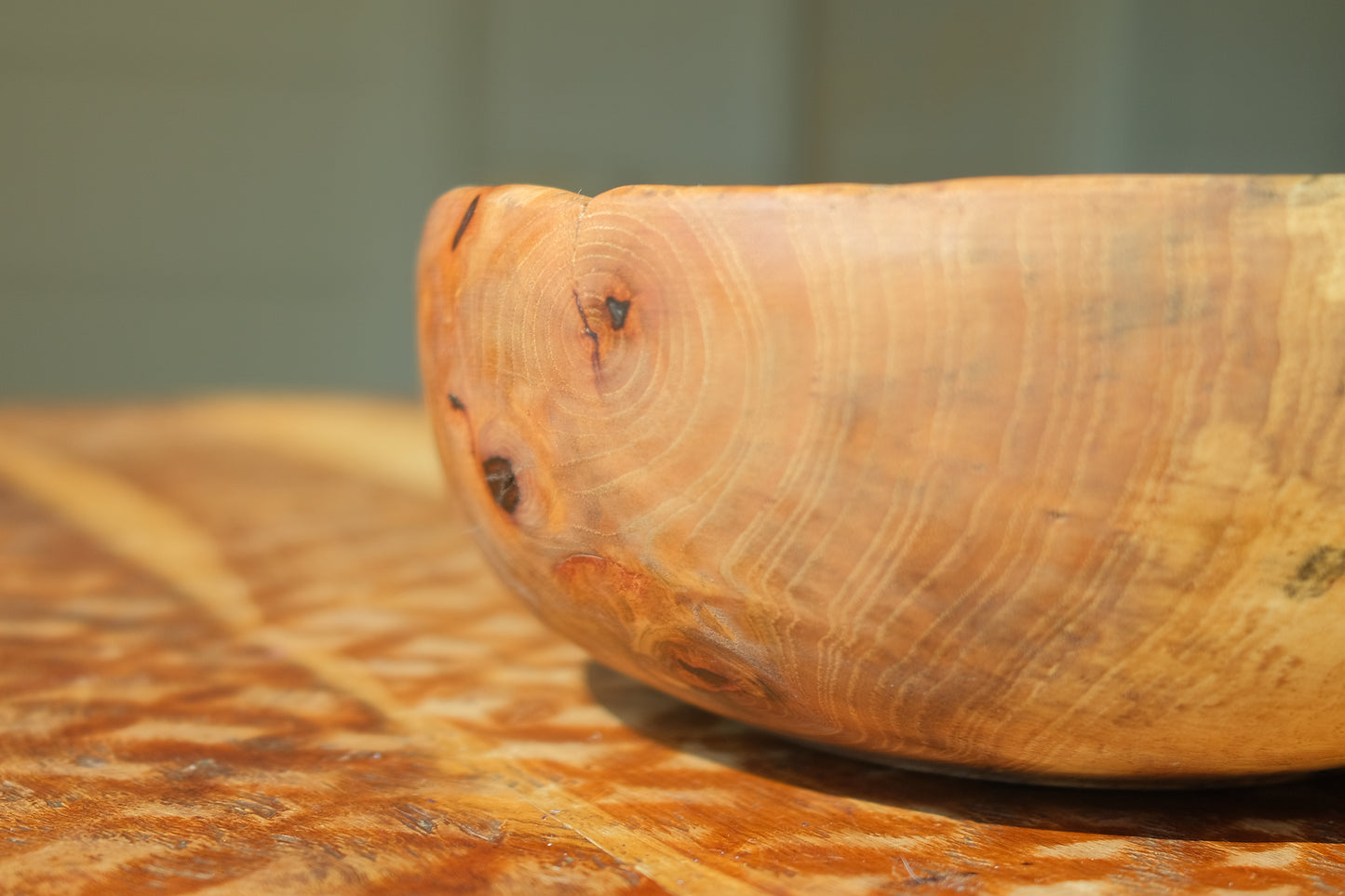 Handmade Elm Table Bowl