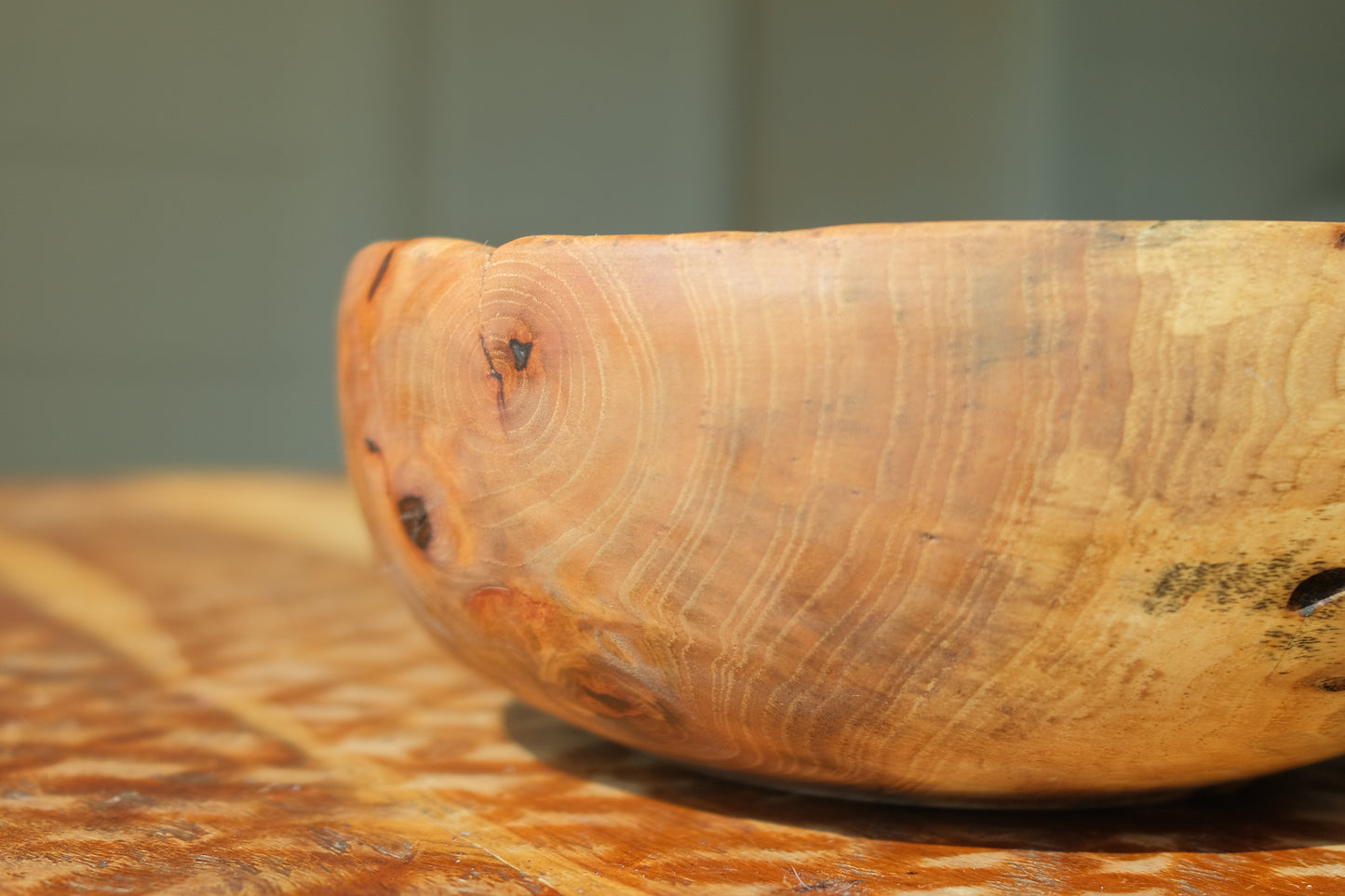 Handmade Elm Table Bowl