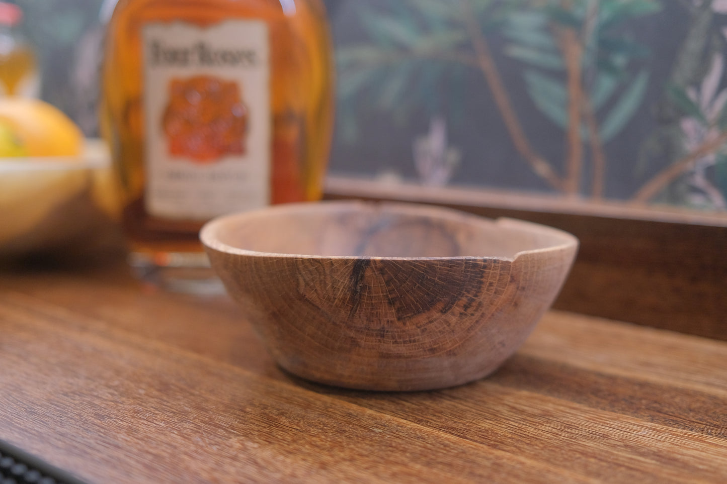 Oak hand bowl