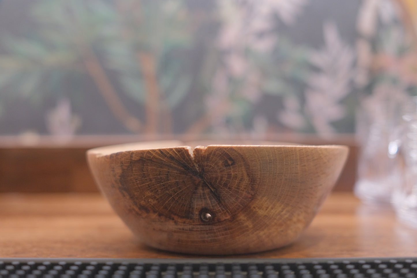 Oak hand bowl