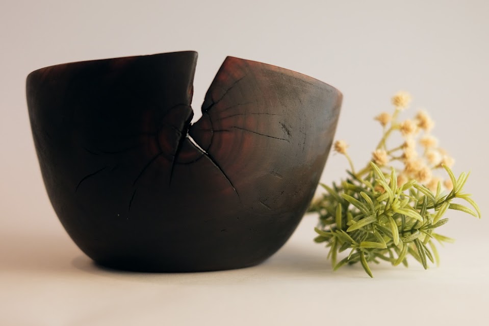 Feliciana Burned Wild Cherry Bucket Bowl