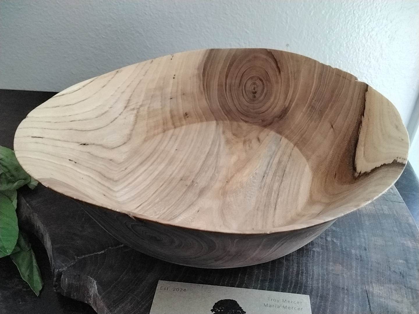 Elm salad bowl