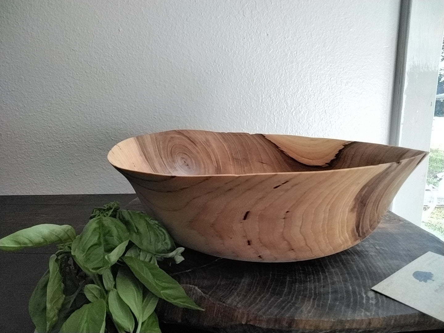 Elm salad bowl