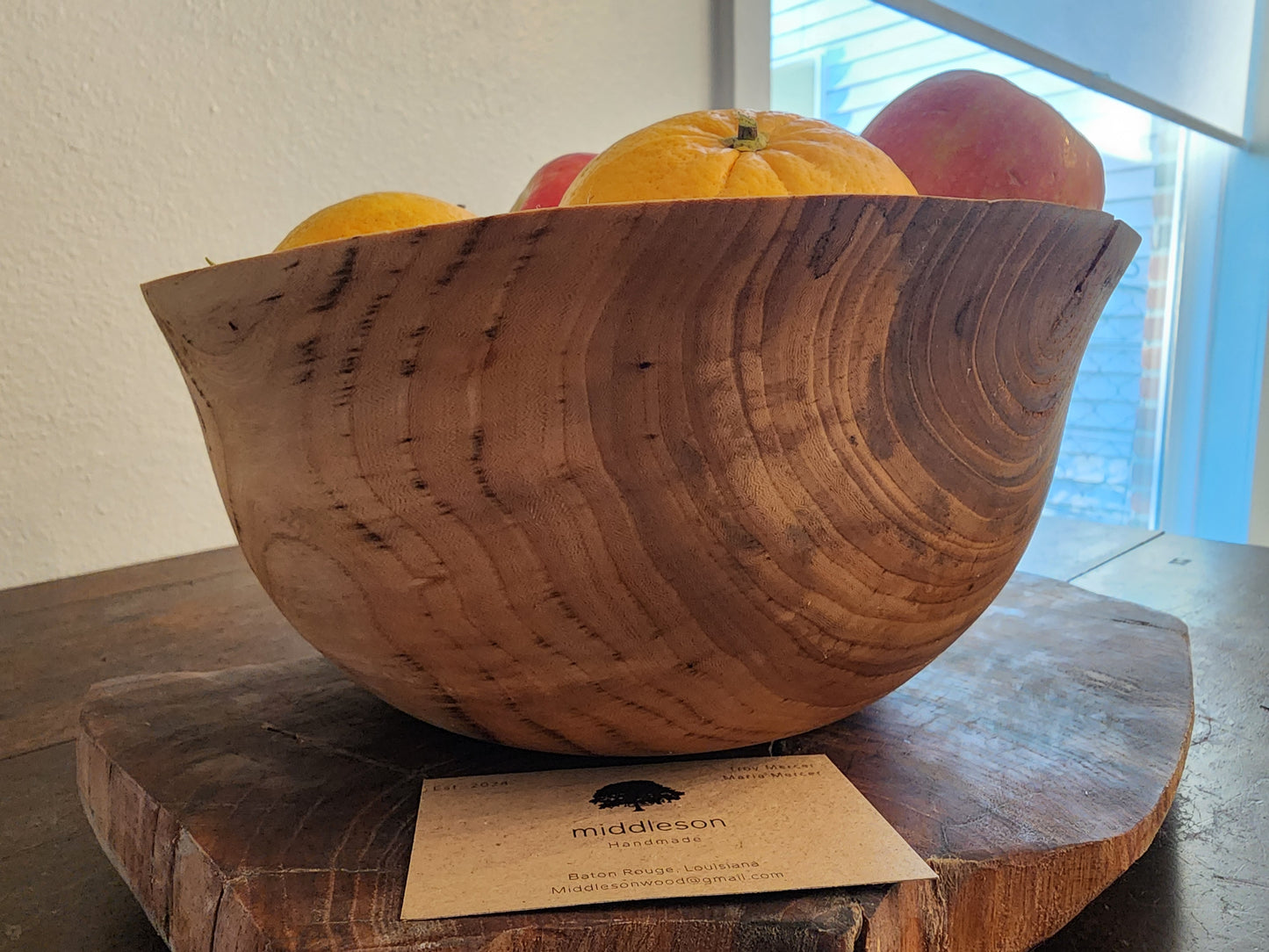 Elm fruit bowl