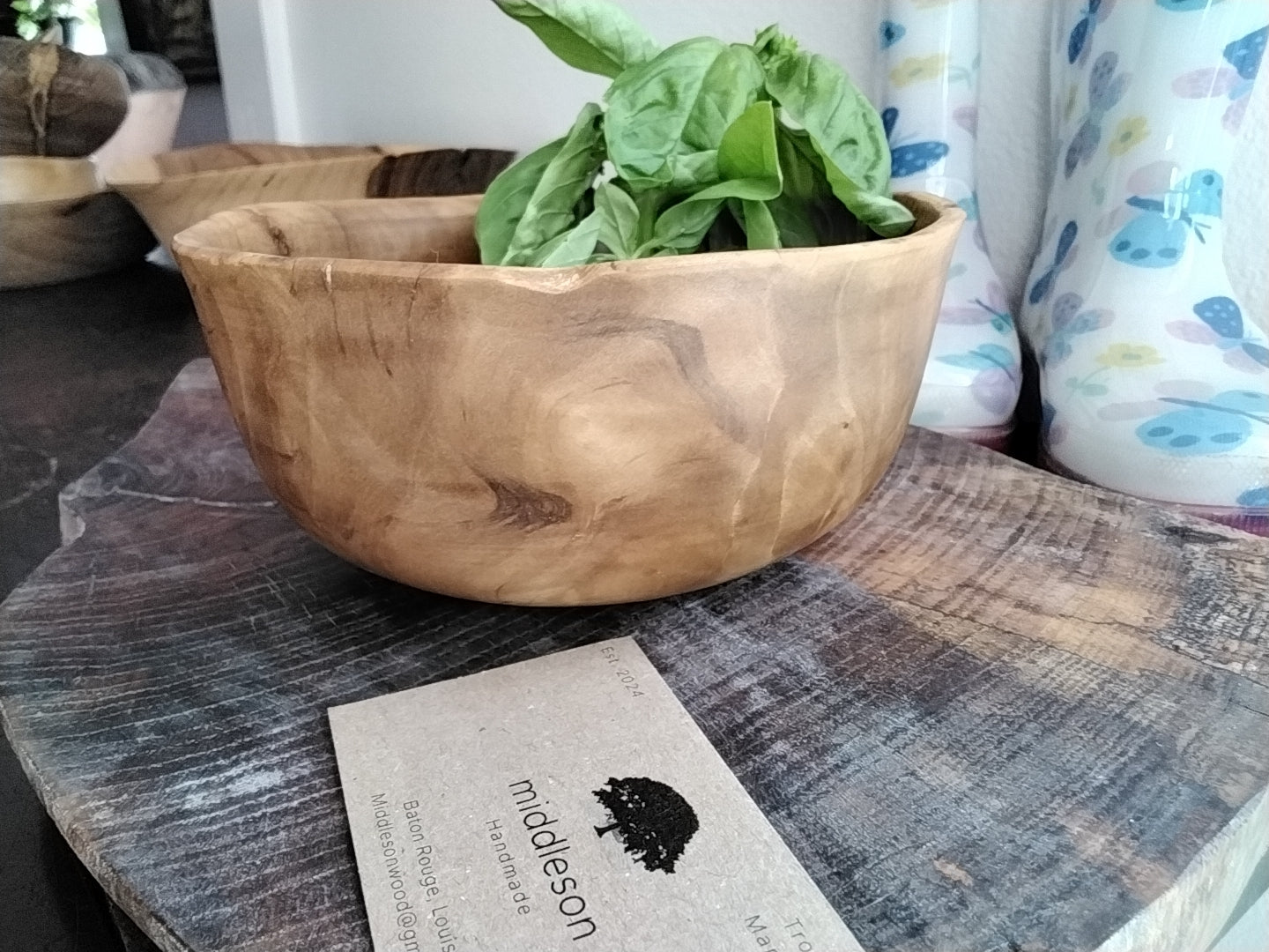 Sweetgum hand bowl