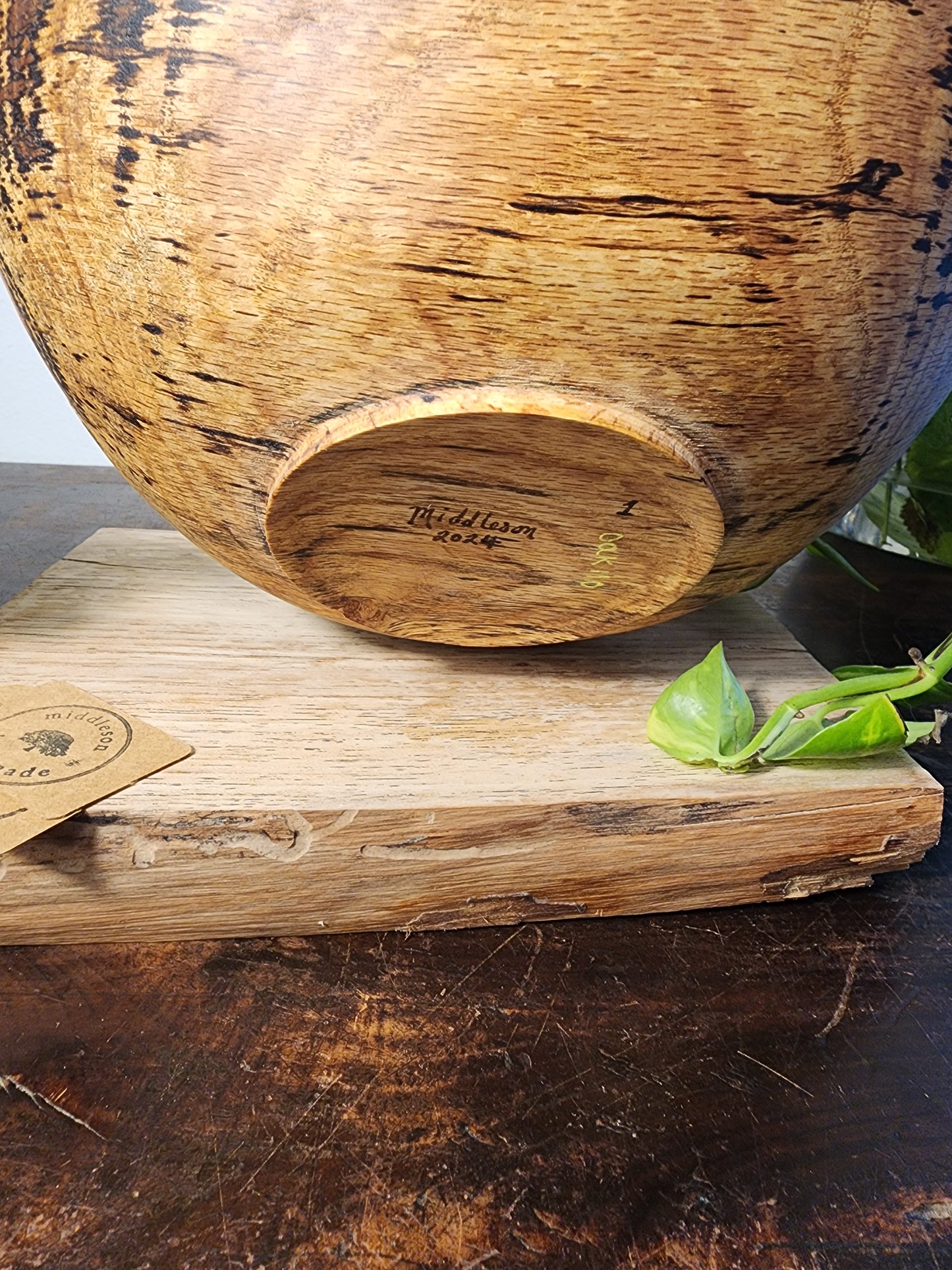 Spalted Oak Centerpiece