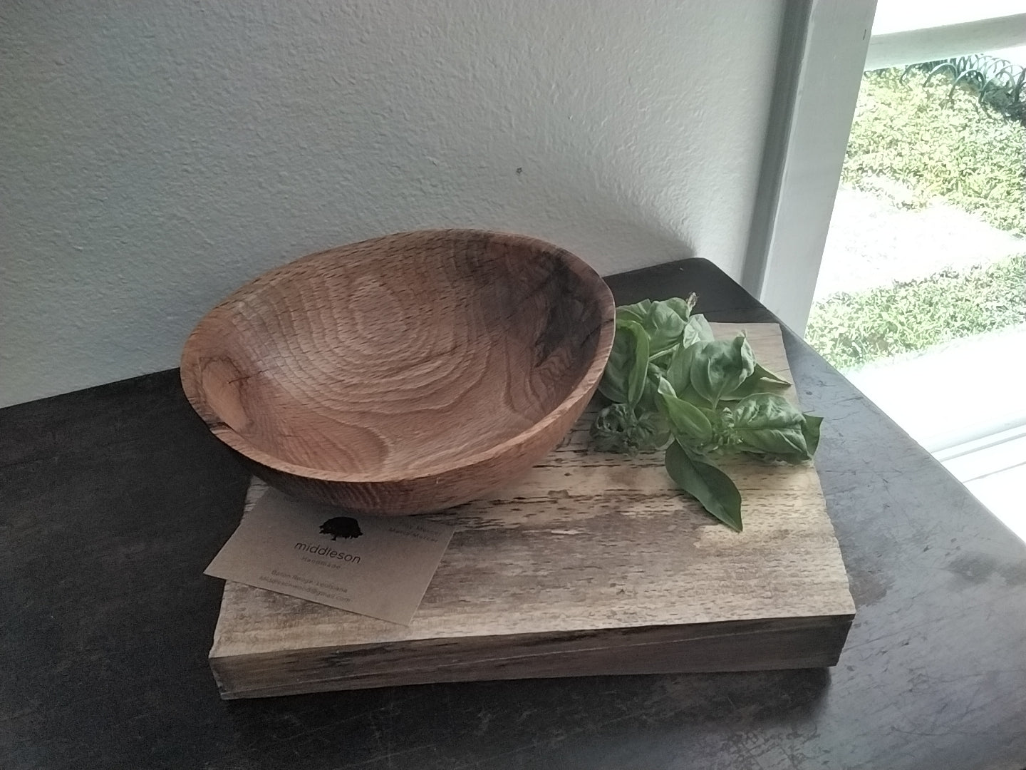 Oak bowl