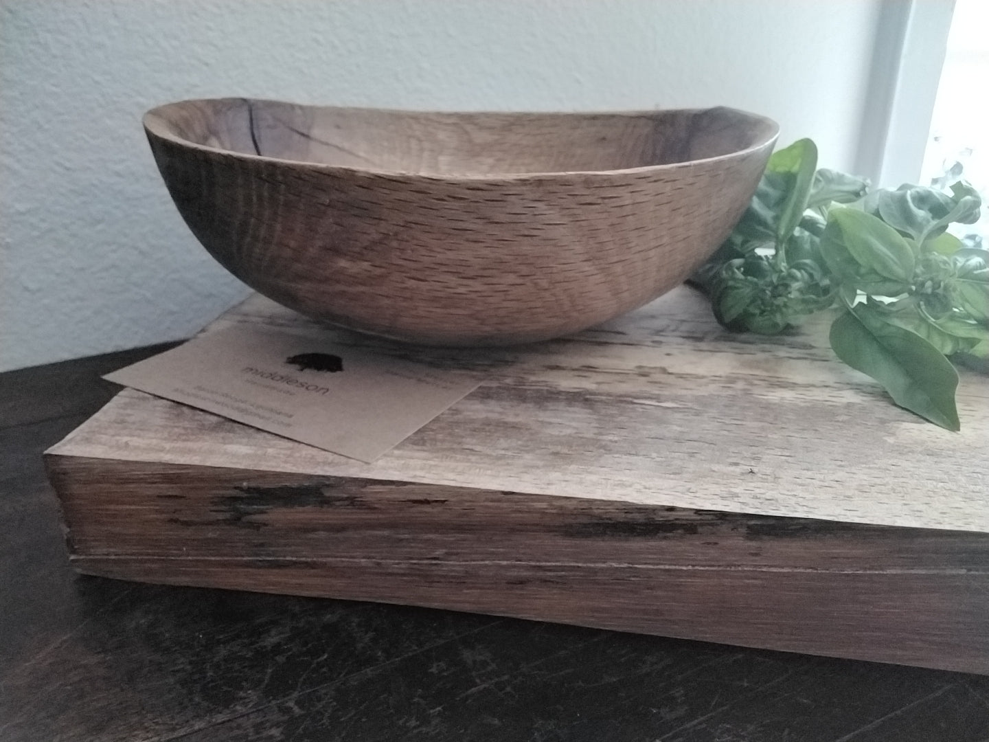 Oak bowl