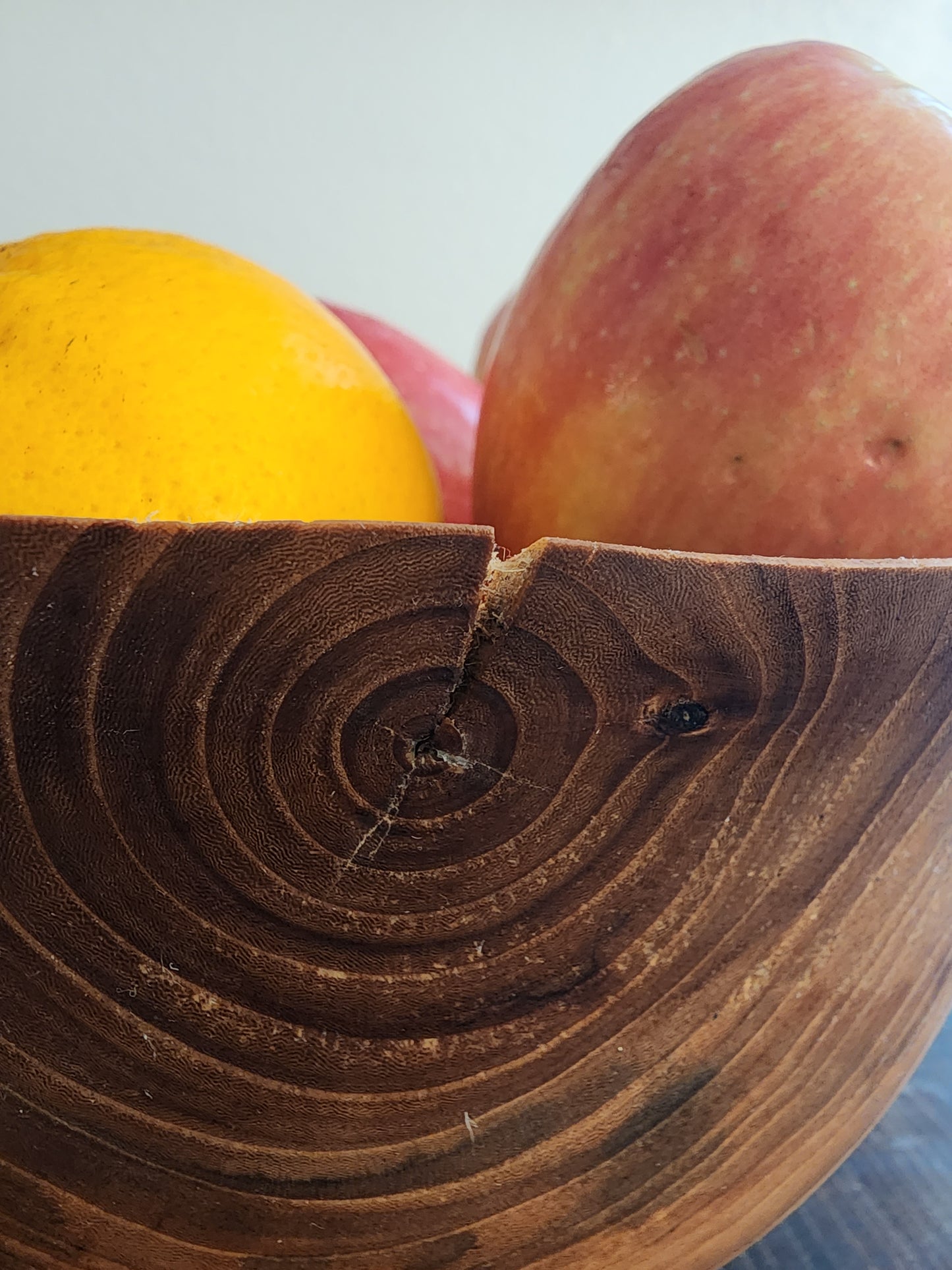 Elm fruit bowl