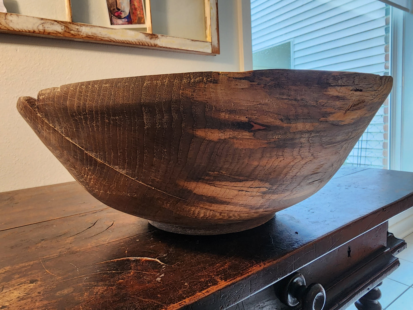 Flamed Elm centerpiece