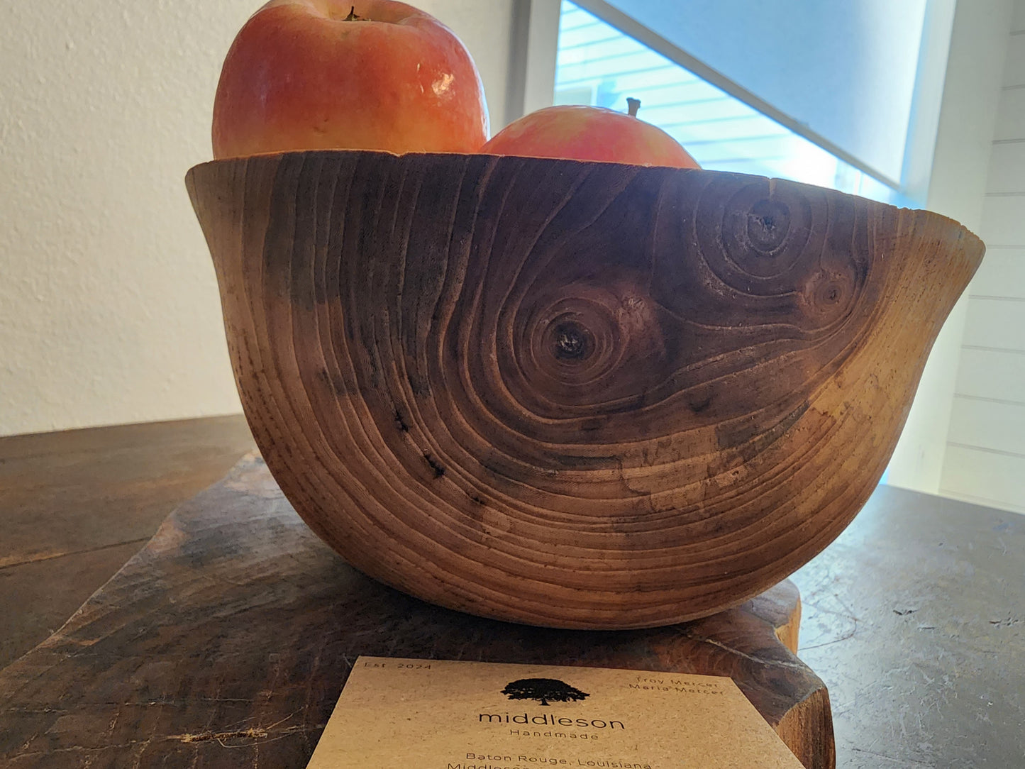 Elm fruit bowl