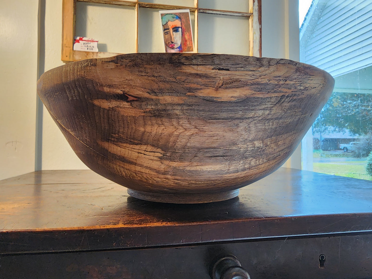 Flamed Elm centerpiece