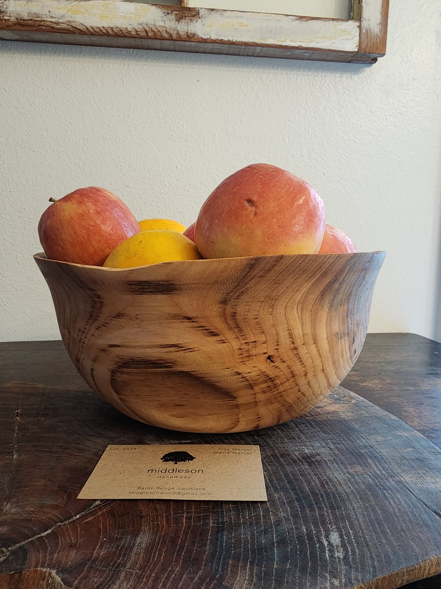 Elm fruit bowl